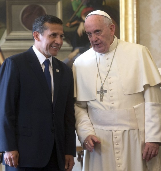 VATICAN-PERU-POPE-OLLANTA