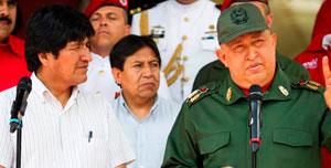 Evo Morales viajará el jueves a Venezuela para apoyar al Gobierno
