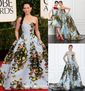 Los otros vestidos de Carolina Herrera en los Golden Globes, por @Fashiongraphic (FOTOS)