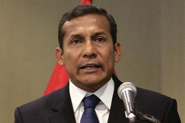Humala viajará a Ecuador a toma de posesión de Correa