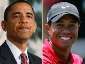 Obama y Tiger Woods jugaron un partidito de golf