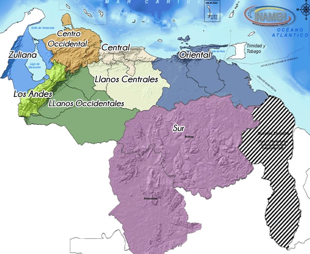 Martes con lloviznas matinales en las regiones Los Andes y Centro Occidental