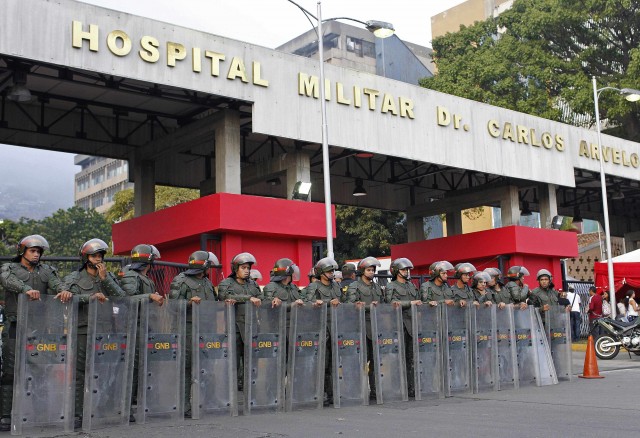 Así estaba el Hospital Militar después de la muerte de Chávez (foto)