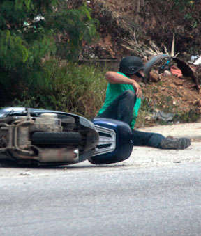 Terrible accidente en moto de alta cilindrada dejó un fallecido en Naguanagua (Fotos)