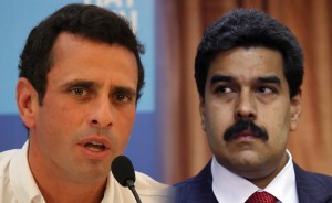 Venezuela dividida en dos partes