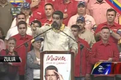 ¿Por qué quitaron el himno del Psuv en el acto político de Maduro?