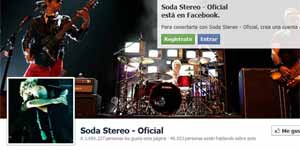 Soda Stereo lanzó su página oficial de Facebook