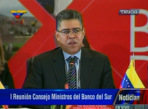 Venezuela preside I reunión de Consejo de Ministros del Banco del Sur