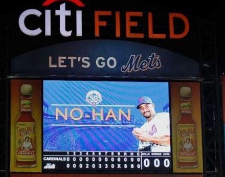 Hace 1 año del juego sin hits ni carreras de Johan Santana