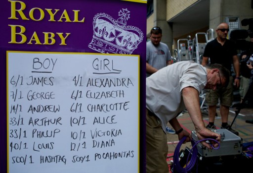 Aumentan las apuestas por el nacimiento del bebé real en Gran Bretaña