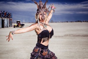 Ellas son las “friki mamis” del festival Burning Man