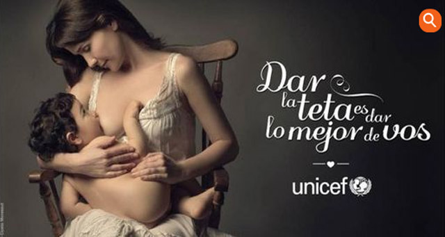 Natalia Oreiro amamanta a su hijo para campaña de ‘Unicef’ (Foto)