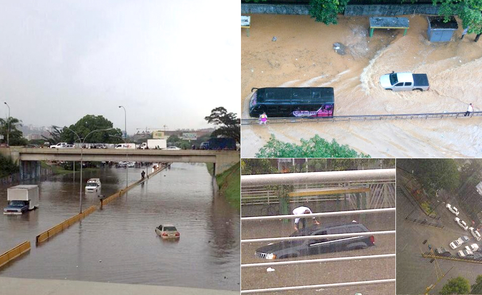 Lo que dejó la lluvia… ¡Caracas inundada! (FOTOS)