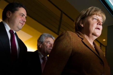 Social Demócratas de Alemania enumeran demandas para formar coalición con Merkel