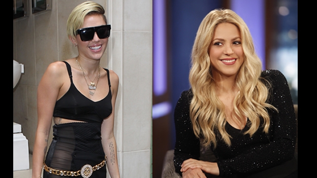Así es como Miley Cyrus imitó a Shakira (Video)
