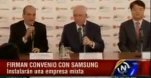 Las asombrosas diferencias entre lo que dijo Menéndez y el ejecutivo de Samsung (video)