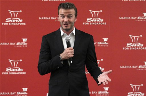 David Beckham promoverá casinos en China