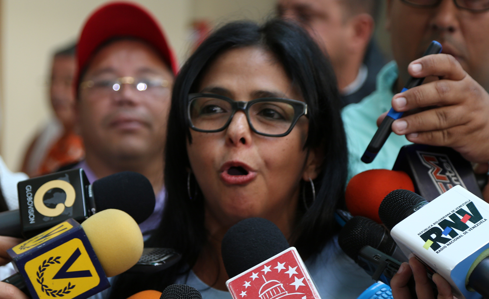Canciller Delcy Rodríguez informa que Estados Unidos negó visas a funcionarios bolivarianos