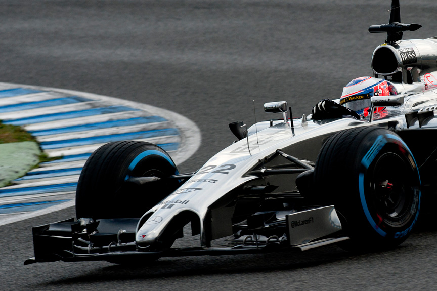 Button fue el más rápido en Jerez en segunda jornada de entrenamientos