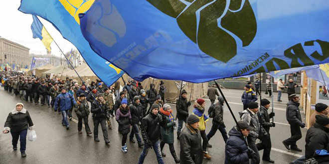 Oposición ucraniana celebra el primer mitin de protesta del año en Kiev