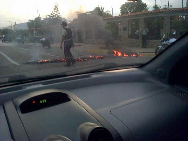 Barricadas en Anzoátegui (Fotos)