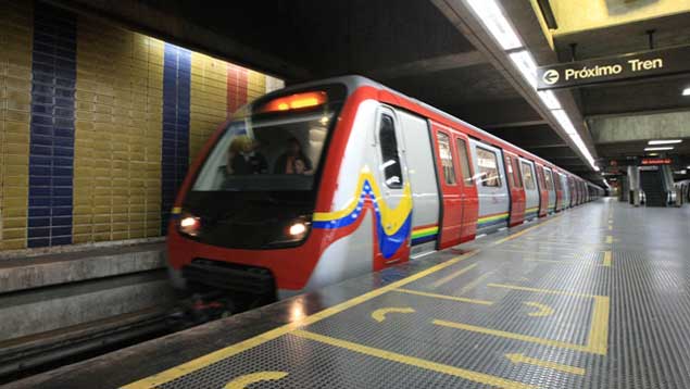 Sujetos armados asaltaron un tren del Metro de Caracas