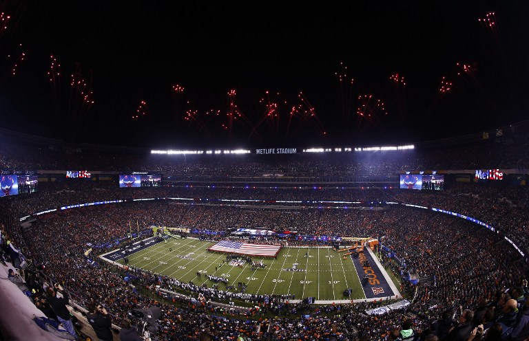 Espectaculares imágenes del inicio del Super Bowl 2014