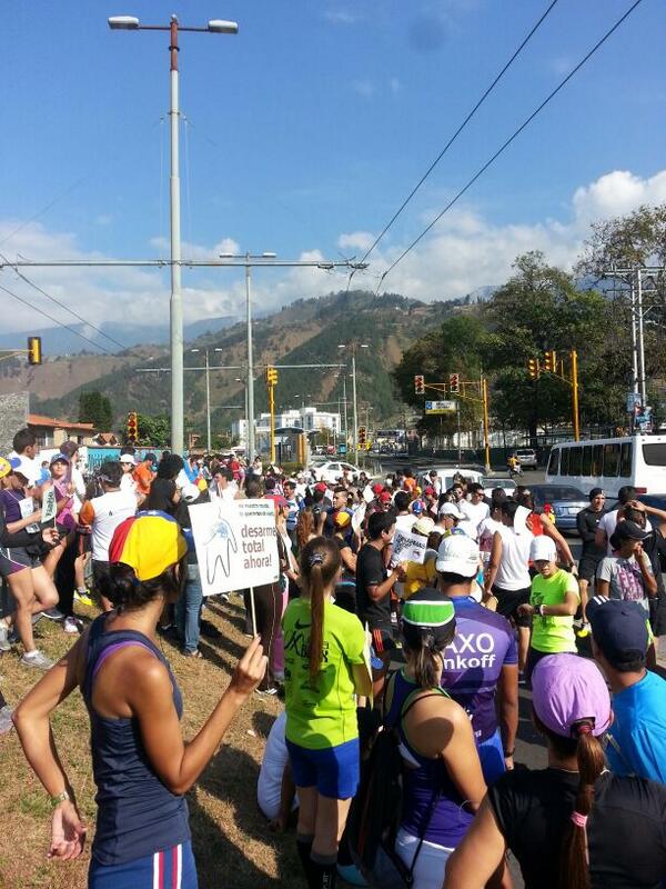 Reportan trancas en Mérida por protestas este 5M (Fotos)