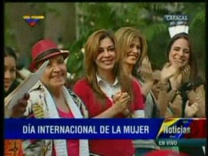 En primera fila: Gigi Zanchetta celebra con Maduro el Día internacional de la Mujer