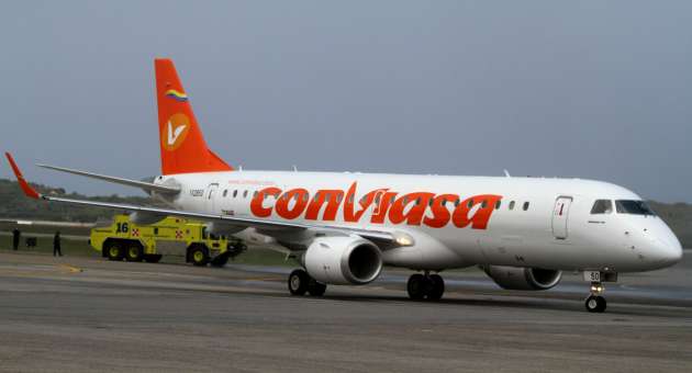 Conviasa aumenta las tarifas de sus vuelos nacionales