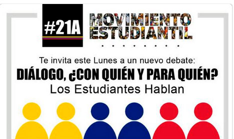 Movimiento Estudiantil fijará posición sobre el diálogo este #21A