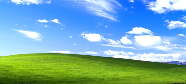 La verdadera historia de la foto de fondo de escritorio en Windows XP