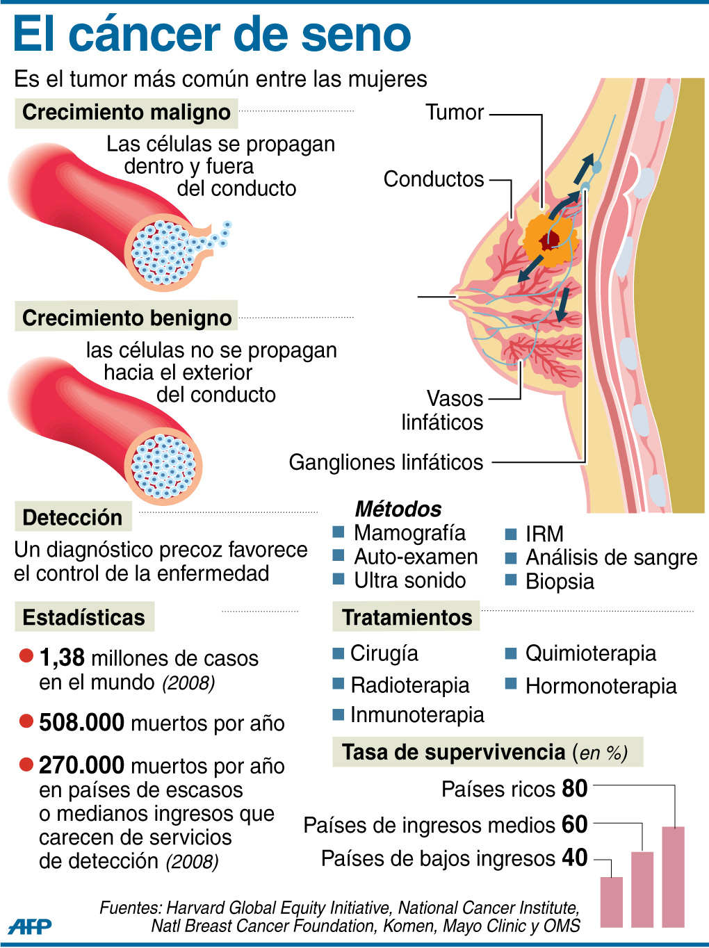 Identifican sustancias químicas que pueden causar cáncer de mama