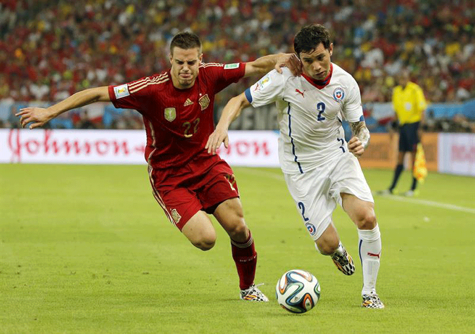 Las mejores FOTOS del partido entre España y Chile