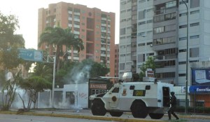 Herida en la cabeza con bomba lacrimógena durante protesta en Barquisimeto