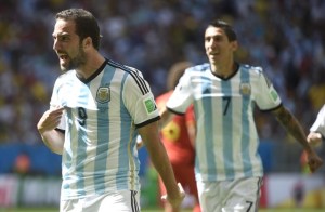 Argentina vence a Bélgica con gol de Higuaín y avanza a semifinales