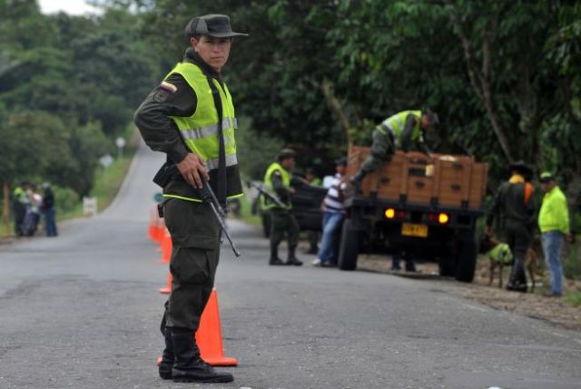  Policía Colombiana Foto: Archivo
