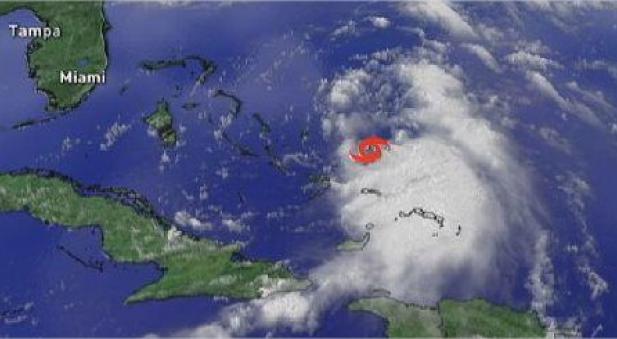 El huracán “Cristóbal” avanza rápidamente hacia aguas del Atlántico norte