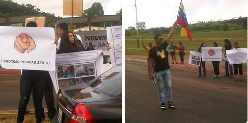 Protestan contra la inseguridad en Guayana:”El próximo podrías ser tú” (Fotos)