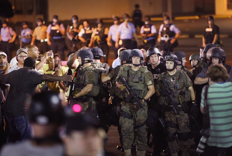 La policía detiene a 47 personas por manifestación en Ferguson
