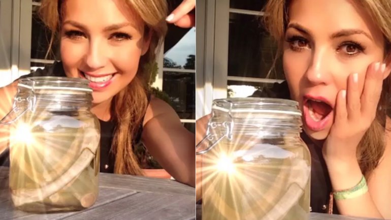 Thalía mostró en Instagram “las costillas que se sacó”