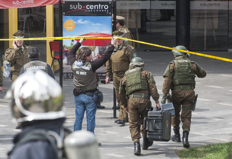 Cinco de los catorce heridos en atentado en Chile permanecen hospitalizados