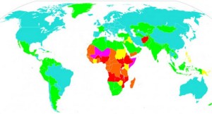 ¿Cuántos hijos tienen las mujeres en cada país? Este mapa tiene la respuesta
