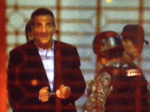 Enzo Scarano llega al Palacio de Justicia para segunda audiencia