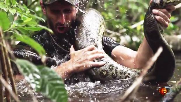Show de TV mostrará a aventurero mientras es comido vivo por una anaconda (Video)