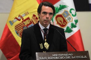 Aznar encabezará la presentación de declaración de expresidentes sobre Venezuela