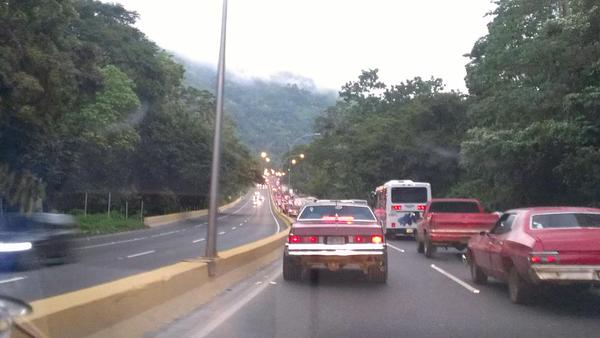 Accidente en la ARC sentido a Caracas (Foto)