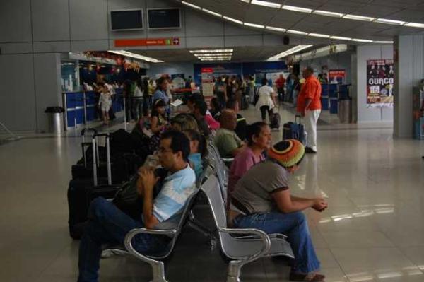 En el Aeropuerto Internacional José Tadeo Monagas no hay pasajes ni en lista de espera