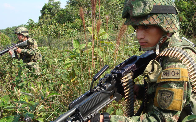 Ejército colombiano neutralizó atentado del ELN