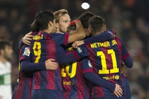 FOTOS: Barcelona goleó al Elche con un gran Neymar